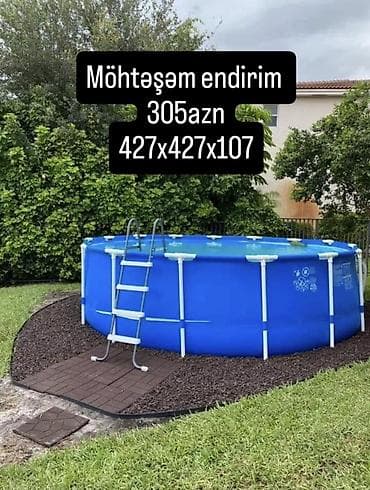 Velosiped aksesuarları: İşlənmiş Karkas hovuzu Intex, 4.1 - 5 m, ≥ 5001 l — 1