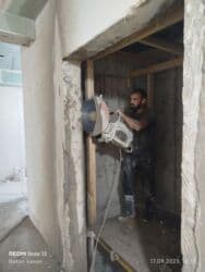 Digər tikinti xidmətləri: #Betonkesme #betondeşmə Beton kubik kərpic - dən kəsim deşim — 15