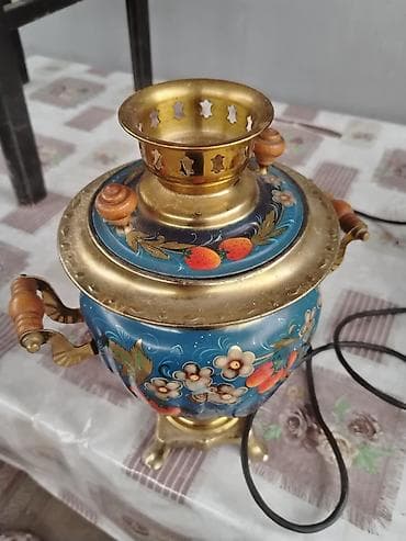 sam agaci satilir: Elektrikli samovar antikadır Rusiyadan gəlin 60 ildirki var lalafoda — 3