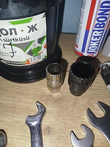 neodyum maqnit: Velosiped üçün alət dəsti Tərkibi: - İki ədəd kaset/freelwheel sökücü — 1