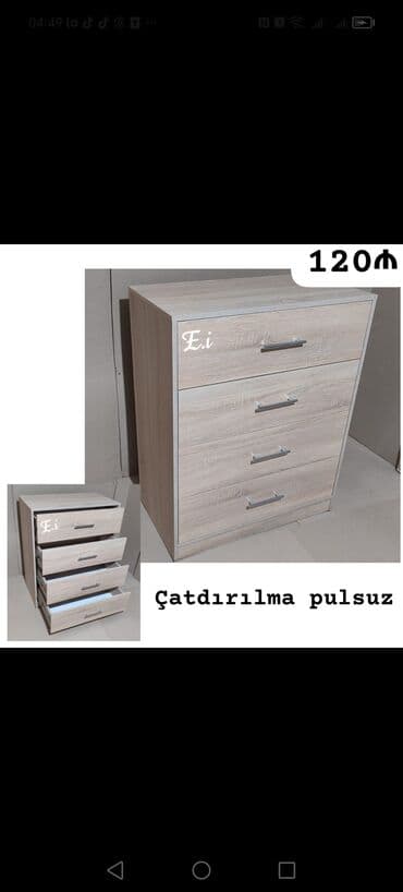 güzgü ilə çekmeceli sinə: Yeni, Güzgüsüz, Azərbaycan — 7