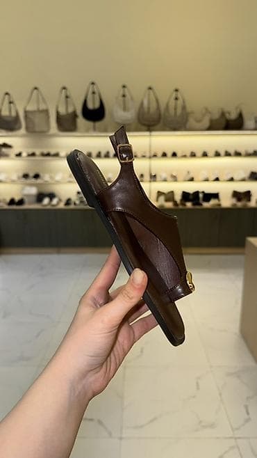 Qadın sandalı – NURU MODA - Model: Açıq burunlu, slingback qayışlı — 4