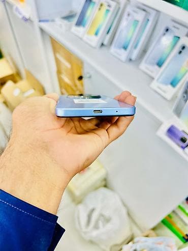 micro qulaq: Redmi A3, 128 GB, rəng - Mavi, Sensor — 2
