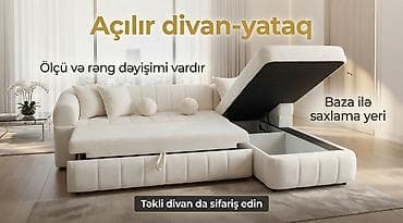 profil şəkli: Açılır divan-yataq - L‑şəkilli, yumşaq və komfortlu oturacaq sahəsi - — 1