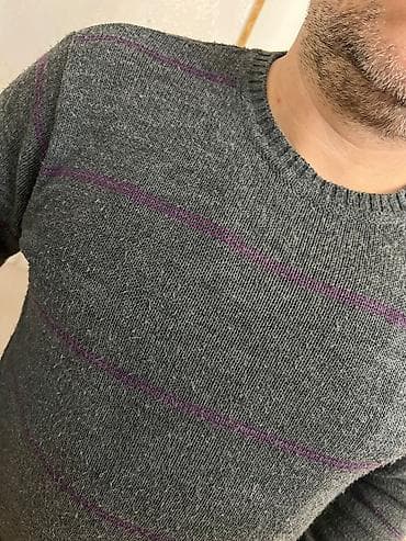 kisi kurtkalari: Sviter, XL, rəng - Boz — 1