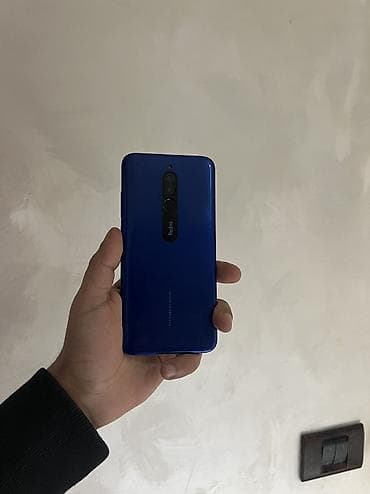 mingecevir telfon: Redmi 8, 64 GB, rəng - Göy, Barmaq izi, Face ID — 4