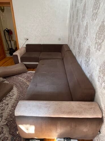 Masalar və oturacaqlar: Künc divan, Açılan, Bazalı, Parça, Çatdırılma yoxdur — 3