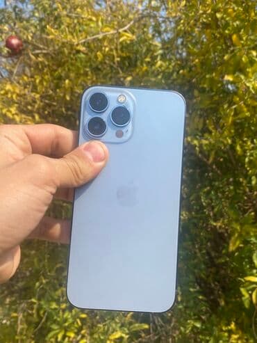 ayfon 15 pro max ikinci el: IPhone 13 Pro Max, 256 GB, Sierra Blue, Simsiz şarj, Face ID — 7