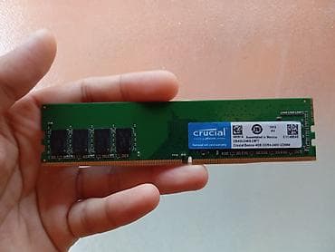 komputer ekrani: Operativ yaddaş (RAM) Crucial, 4 GB, 2400 Mhz, DDR4, PC üçün, İşlənmiş — 5