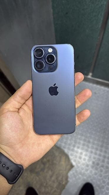 IPhone 15 Pro, 128 ГБ, Blue Titanium, Беспроводная зарядка, Face ID — 1