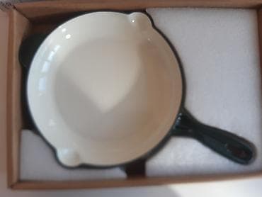 elektrik tava: Tava, rəng - Yaşıl, Çuqun, 26 sm, Karaca — 6