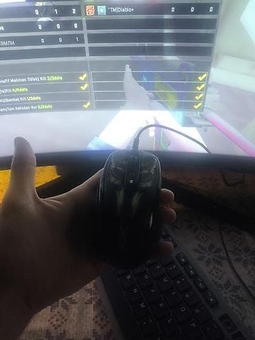 maus pad: Şəbəkə ilə işləyən oyun siçanı - Bağlantı tipi: USB kabel (simli) - — 1