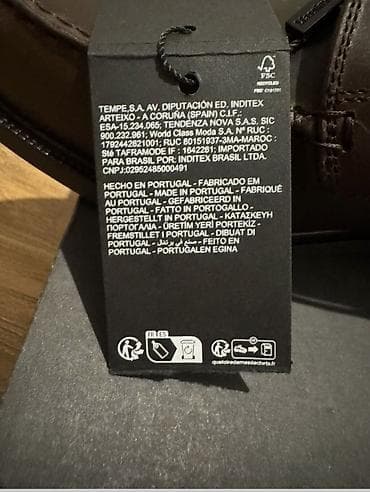 Мужская обувь: Massimo Dutti kişi mokasin/boat shoe - Model: Náutico Piel Engrasada — 4