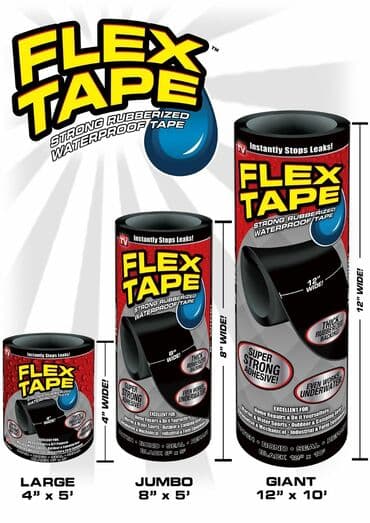 kauçuk: Boru yapişdiran çən yapişdiran böyük ölçülü flex tape orijinal öz — 1