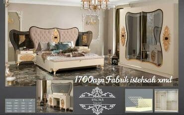 yatak matrasi: 2 təknəfərlik çarpayı, Dolab, Komod, Termo, Yeni — 1