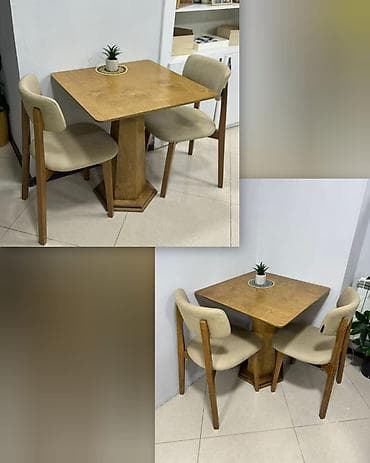 stol desdi: 4 dest masa 1 dest masa + 2 stul.daxil Qiymet 250 azn (1) dest Alinib — 1