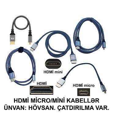 Настольные ПК и рабочие станции: HDMİ DVİ VGA Display Port Type-C USB Kabellər SAYLA ALANA VƏ USTALARA — 7