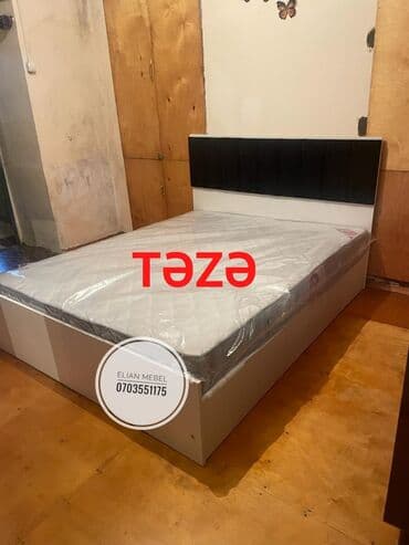 asinkovu demir: Yeni, İkinəfərlik çarpayı, Bazasız, Matras ilə, Siyirməsiz, Azərbaycan — 4