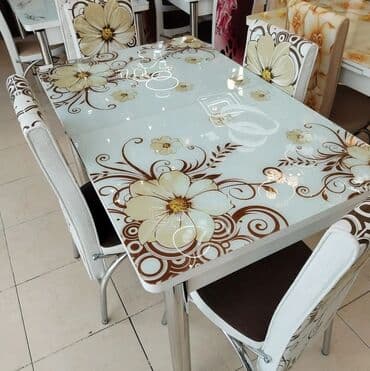 metbext moyka: Mətbəx üçün, Yeni, Açılan, Dördbucaq masa, 4 stul — 10