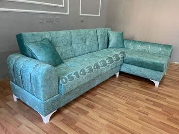 мебель для прихожей в баку: Угловой диван, Новый, Раскладной, С подъемным механизмом, Набук, Бесплатная доставка на адрес — 3