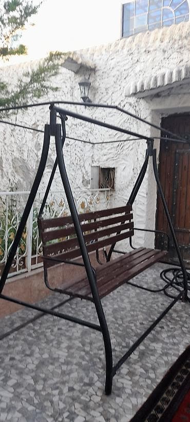 Скамья-качели, Без зонтика, Металл — 3