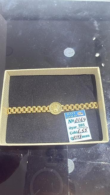 1 karat brilliant: Sırğa, Sarı qızıl, 750 Əyar, 2 g — 4