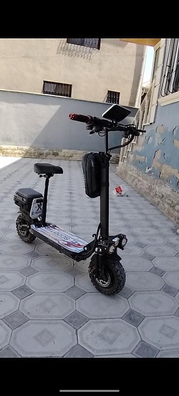 Elektrik skuter – oturacaqlı, güclü və çatdırılma üçün hazır — 2