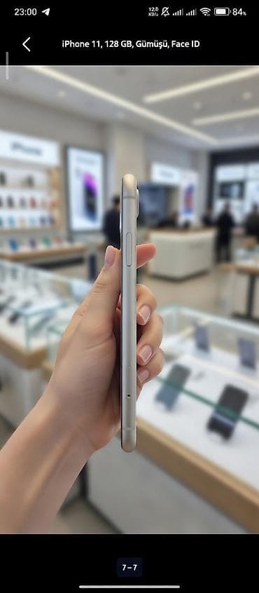 uz qırxan: IPhone 11, 128 GB, Gümüşü — 4