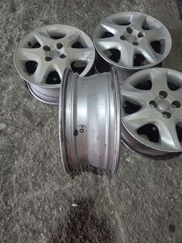 annaite təkər: 4 ədəd yüngül lehimli disk dəsti - Material: alüminium (yüngül — 1