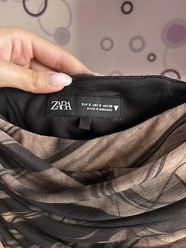 şort: ZARA qadın korset üst - Model: Drapeli, büzgülü dizaynlı korset tipli — 2