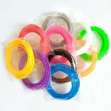 3d qelem qiymeti: 3 D Qelem Filament Zapasqa Paçqada 20 reng var 1 reng 5 Metr Tek — 2