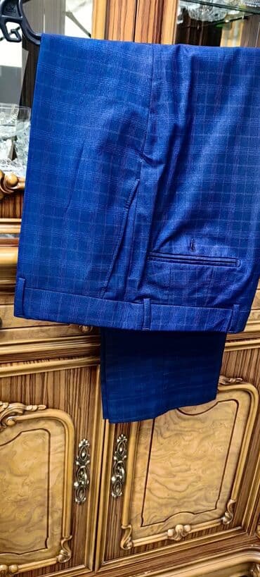 Toy paltarları və aksesuarları: Carlo Bellucci kişi kostyumu - Rəng: tünd göy (xırda kvadrat/check — 7