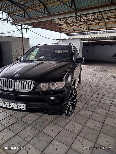 Avtomobil satışı: BMW X5 (E53) – mat qara rəngli, şəhər və off-road üçün rahat SUV — 2