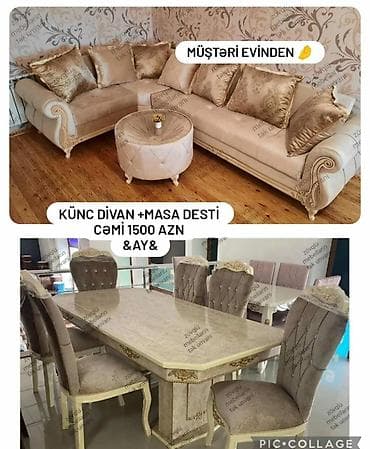 *stol stul* *masa desti* *kunc divan* Mohtesəm endirim paketi 👌