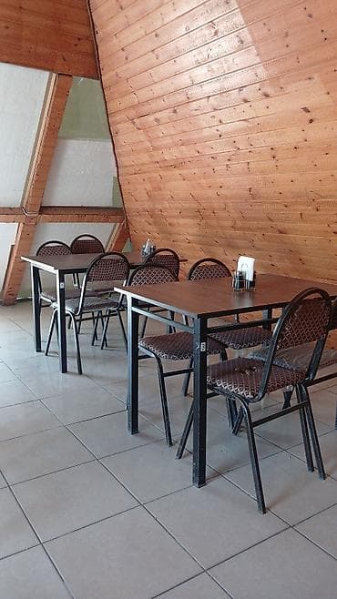 Kafe/restoran üçün masa-stul dəsti - Tərkib: 1 dördkünc masa + 4 ədəd — 2