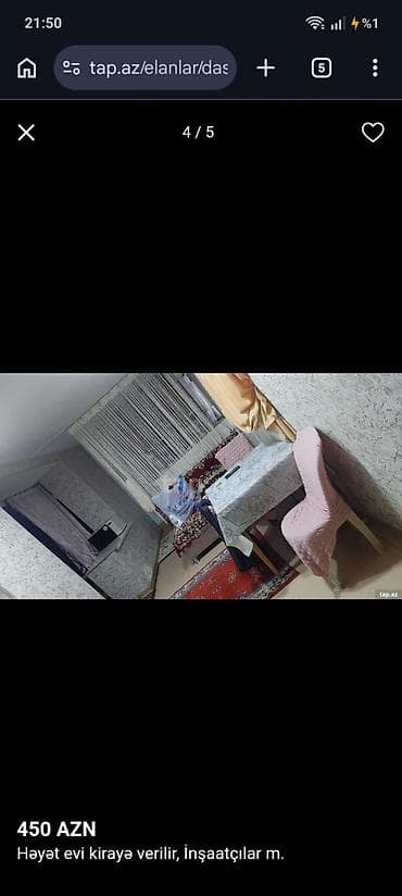 100 manata kiraye evler gence: Tahirə xanım . EV KİRAYƏ VERİLİR. Yassmal rayonu metro inşaatcıların — 5