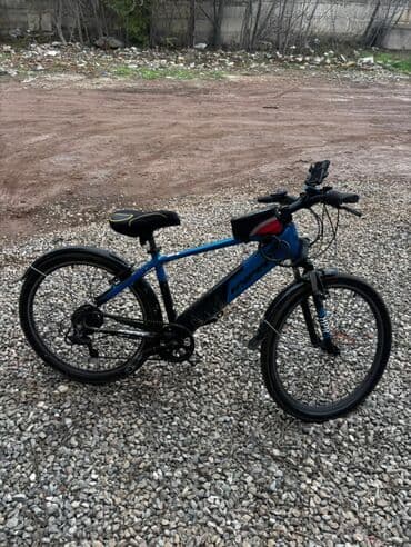 велисопед: Şəhər və yüngül off-road üçün təchiz olunmuş mavi/qaranlıq tonlu — 5