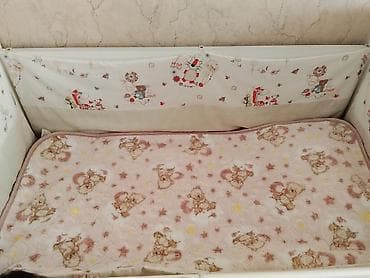 Beşiklər: Oğlan və qız üçün, İşlənmiş, Dördbucaq, Beşik, Dəst ilə, Matras ilə, Yellənmə mexanizmsiz — 2