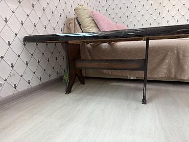 stol ev ucun: Düz masa, Açılmayan, Təkərsiz, Taxta, Zəmanətsiz — 3