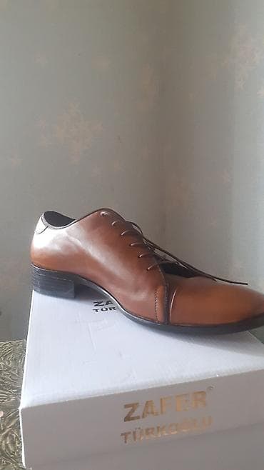 Туфли: Zafer Türkoğlu kişi klassik ayaqqabısı - Rəng: konyak/qəhvəyi - — 2