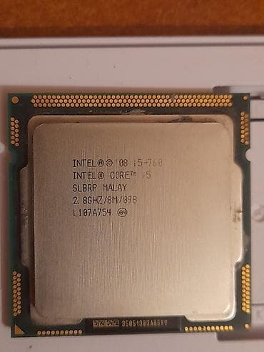 Prosessor Intel Core i5 i5-760, 2-3 GHz, 4 nüvə