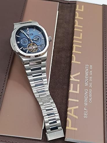 Смарт часы: Новый, Наручные часы, Patek Phillipe, цвет - Черный — 7