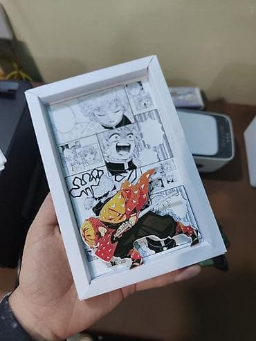 3d defter: SİFARİŞLƏ HAZIRLANIR Manga 3D Shadow Box dekoru - Mövzu: Populyar — 2
