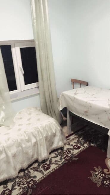 Otaqlar: Kirayə üçün kiçik, işıqlı tək nəfərlik otaq. Xüsusiyyətlər: - Tək — 3