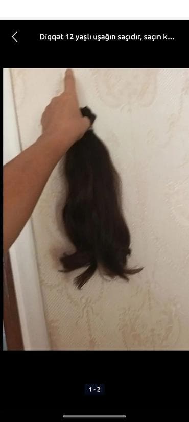 Diqqət 12 yaşlı uşağın saçıdır, saçın keyfiyyəti gözəlliyinə söz ola