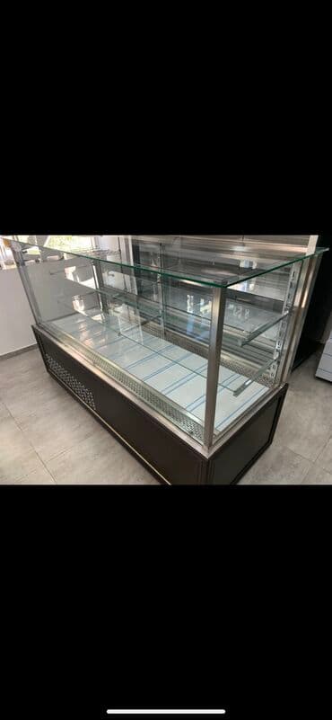 vitrin soyuducu lalafo: Şirniyyət üçün, 125 * 100 * 70, Yeni, Ünvandan götürmə, Ödənişli çatdırılma — 2