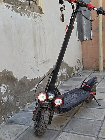 samokat scooter: Elektrik skuter – Toba ST-555 Pro - Güclü ikili ön farlar: gecə və — 8