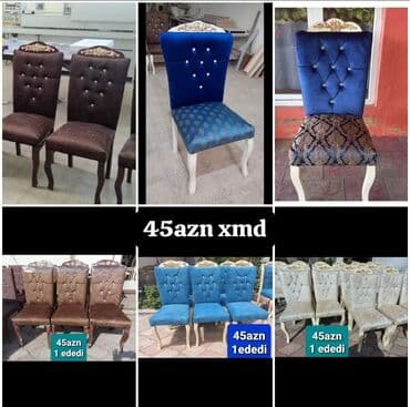 стулья мягкие для дома: Bu dəstə ev və ya ofis üçün uyğun klassik formalı yemək stulları — 1