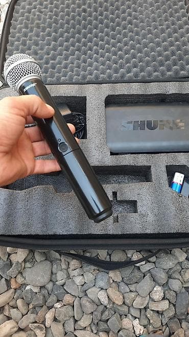 mikrofon bluetooth: Shure mikrofon satılır qırılma qətiyən yoxdur Üstə gələn adapteri var — 2