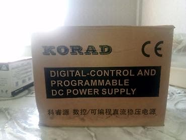 Qida blokları: Korad KA3005D – rəqəmsal idarəetməli DC laboratoriya qida bloku Təp — 7